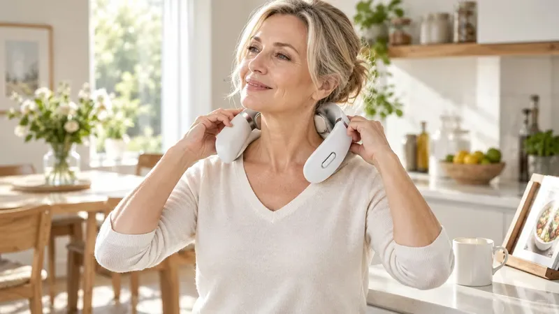 Relaxnecker neck massager features and controls